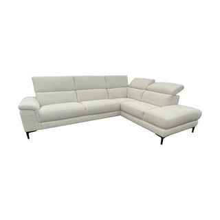 Marley 2pc Sofa Chaise - Urban Sofa - Milan Soft Beige Fabric