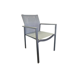 Miami Outdoor Dining Chair - Charcoal