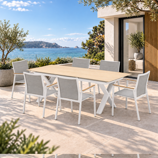 Miami Outdoor Extension Table 180/240x100 - Small