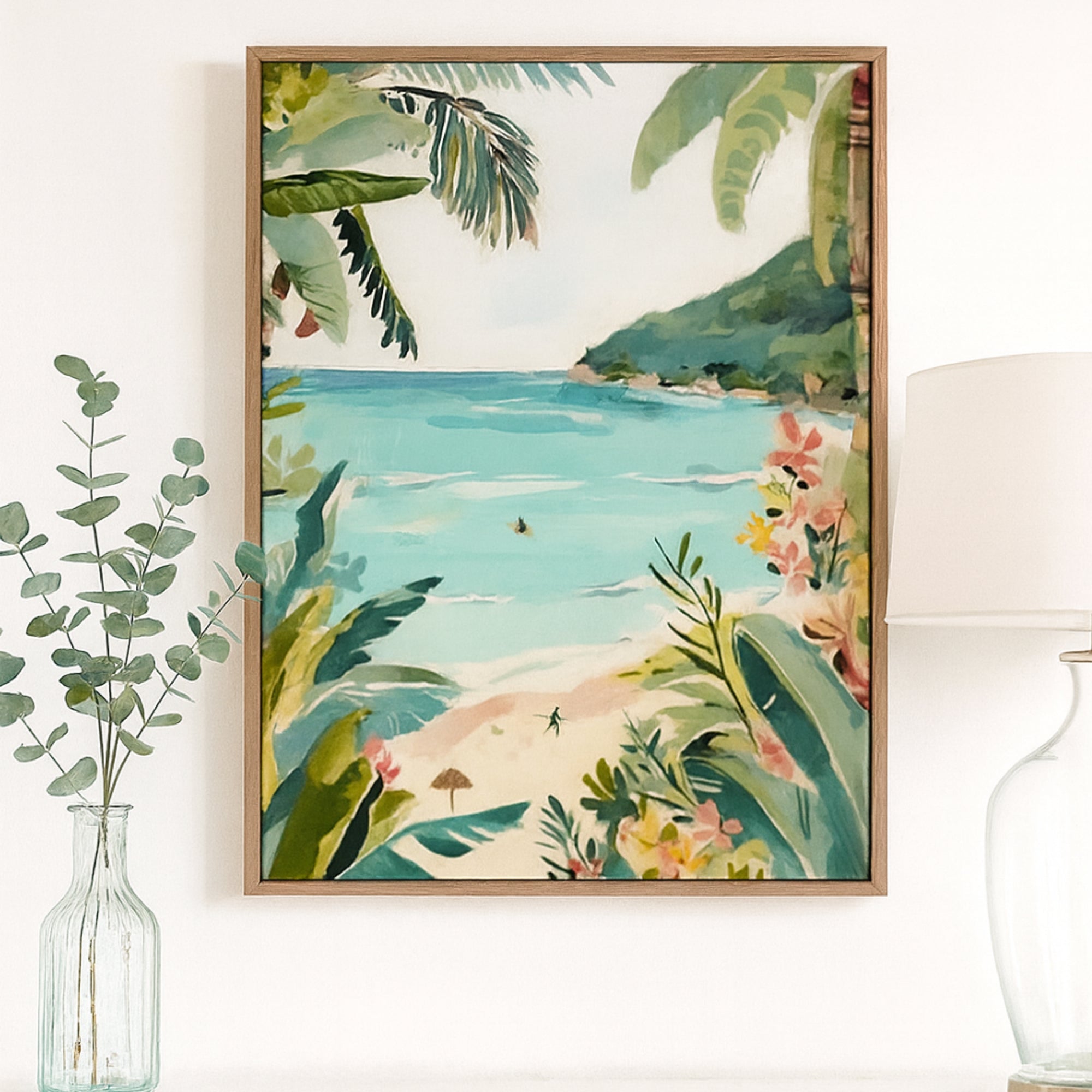 Mokulua wall art styled
