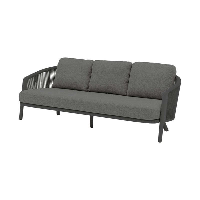 Orua Outdoor 3-Seater Sofa - Charcoal