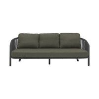 Orua Outdoor 3-Seater Sofa - Charcoal