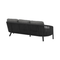 Orua Outdoor 3-Seater Sofa - Charcoal