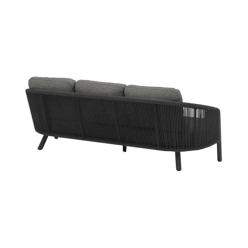 Orua Outdoor 3-Seater Sofa - Charcoal