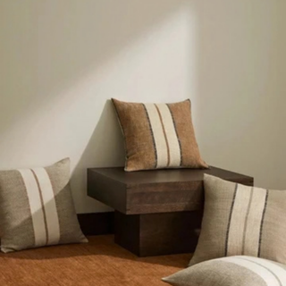 Cushion - Otavio with Feather Inner - Earth