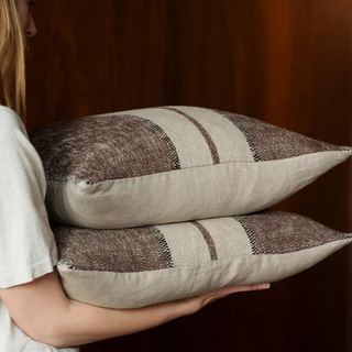 Cushion - Otavio with Feather Inner - Mulberry