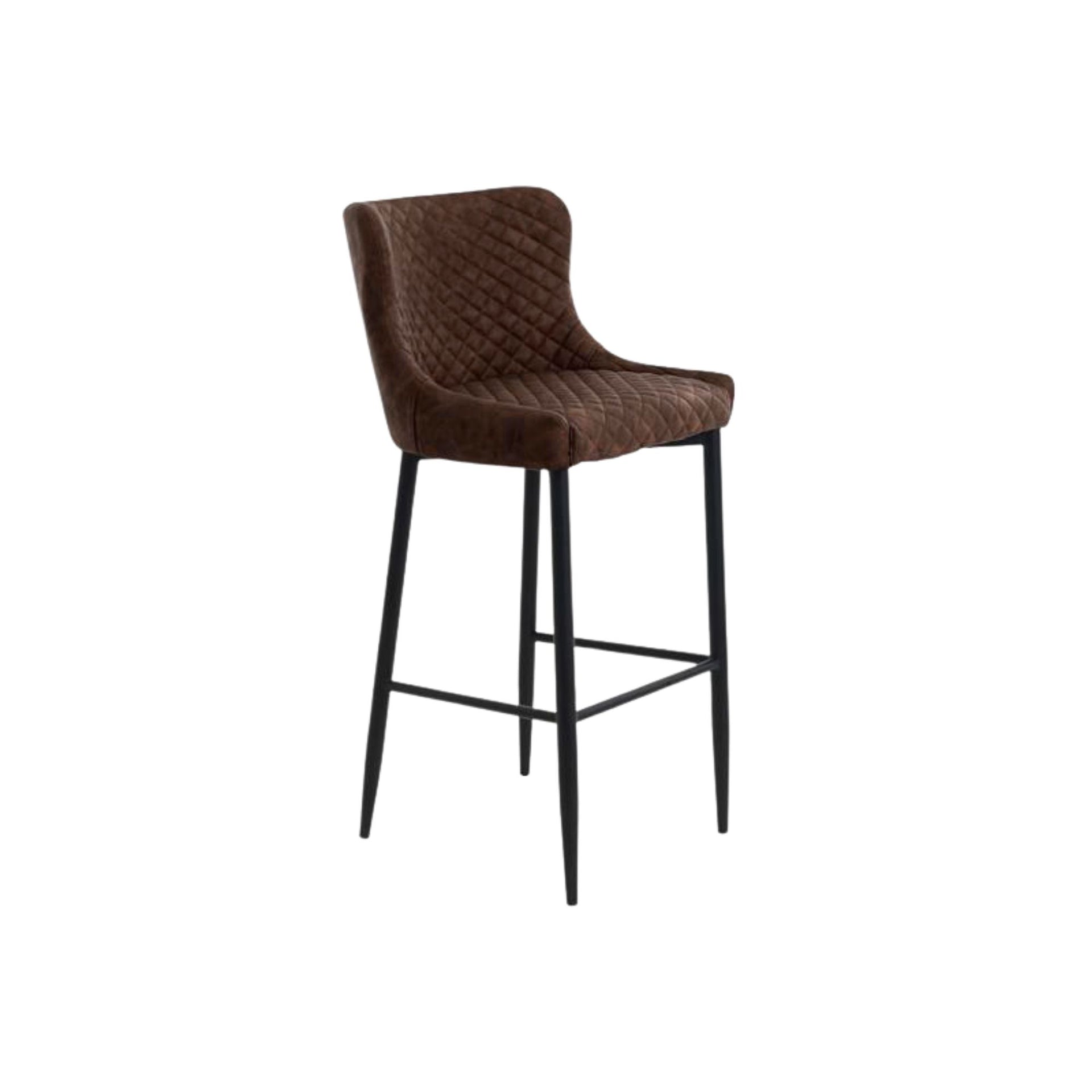 Ottowa Bar Stool in Brown PU FURNISH