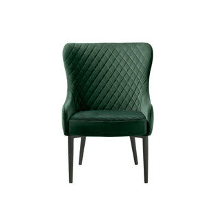 Ottowa Lounge Chair - Green Velvet Fabric