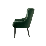 Ottowa Lounge Chair - Green Velvet Fabric