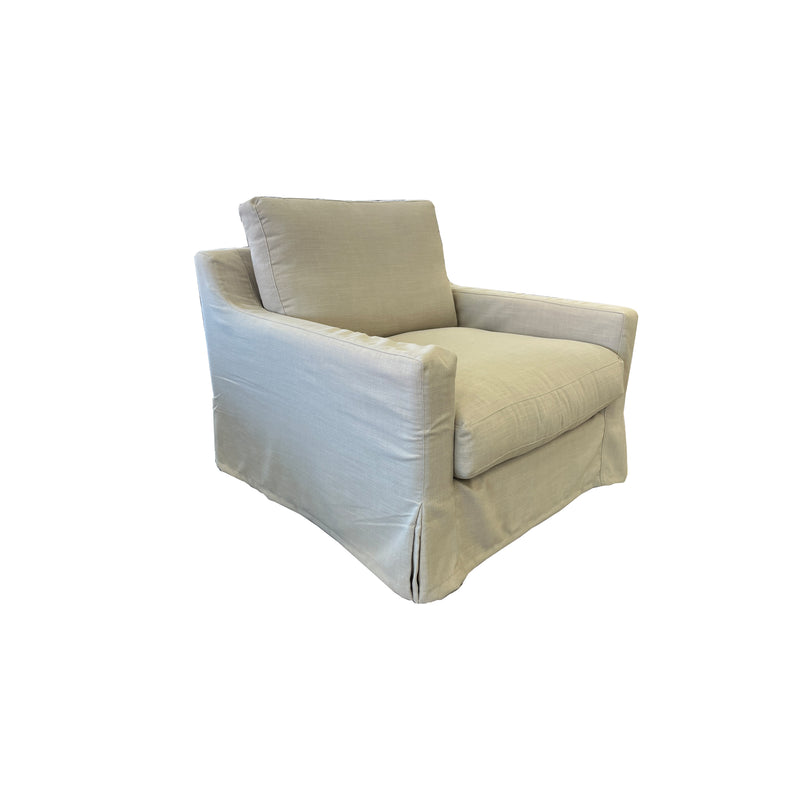 Pembroke Loose Cover 1.5 Seater Chair - NZ Made - Tyler Linen Fabric