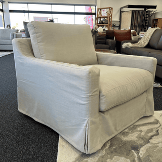 Pembroke Loose Cover 1.5 Seater Chair - NZ Made - Tyler Linen Fabric