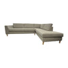 Picasso 3 Seater with Corner Extension Chaise - NZ Made - Maverick Pumice