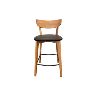 Pisa Counter Stool - Solid Oak Timber - Matt Lacquer Finish