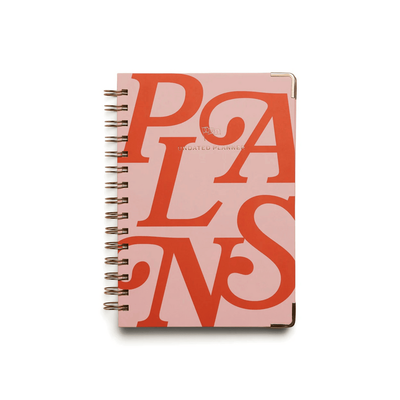 Planner Journal - Undated - Orange and Peach