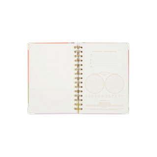 Planner Journal - Undated - Orange and Peach