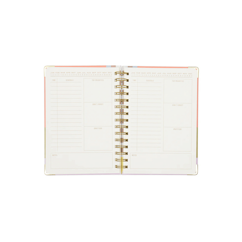 Planner Journal - Undated - Orange and Peach