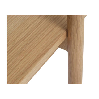 Quattro Console Oak / Oak Veneer with Tempered glass