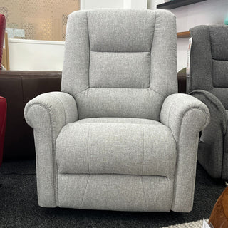 Windsor Lift & Recline Chair in Belfast Grey fabric