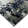 Camouflage-patterned rug with a mix of colors on a white background