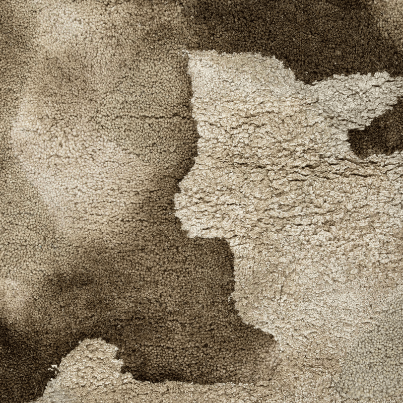 Close-up of textured beige carpet