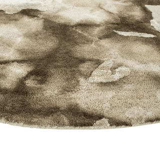 Close-up of a textured beige fabric surface