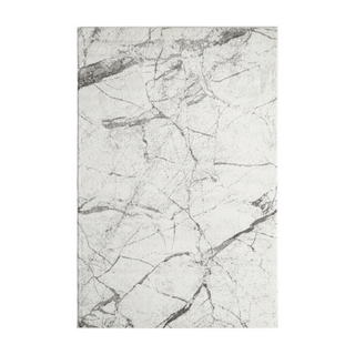 Marble-patterned surface with gray and white colors on a white background