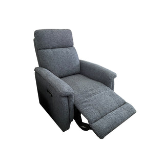 Salerno Recliner in Believe Navy Fabric