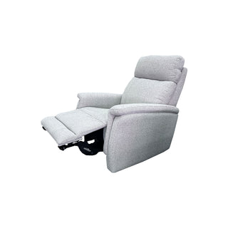 Salerno Power Recliner with Power Headrest - Urban Sofa - Believe Pearl River Fabric