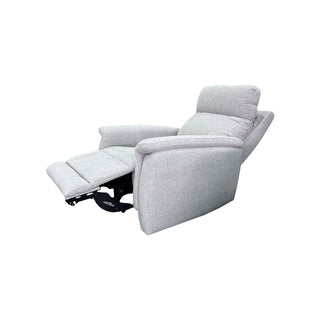 Salerno Power Recliner with Power Headrest - Urban Sofa - Believe Pearl River Fabric