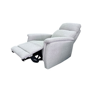 Salerno Power Recliner with Power Headrest - Urban Sofa - Believe Pearl River Fabric