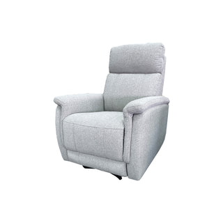 Salerno Power Recliner with Power Headrest - Urban Sofa - Believe Pearl River Fabric
