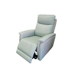 Salerno Duck Egg Leather Electric Recliner with Power Headrest