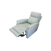 Salerno Duck Egg Leather Electric Recliner with Power Headrest