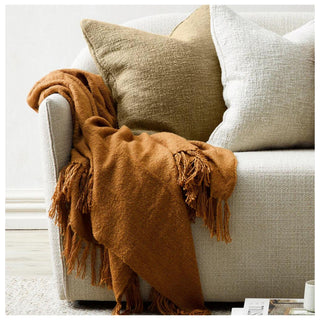 Serenade Throw in Nutmeg