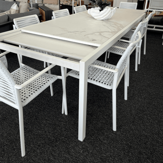 Sicily White outdoor dining chair