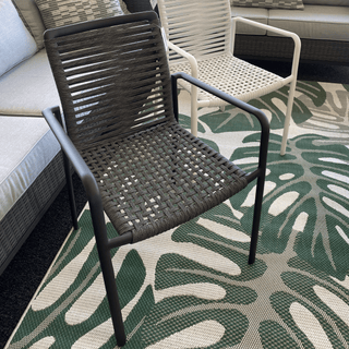 Sicily rope chair charcoal
