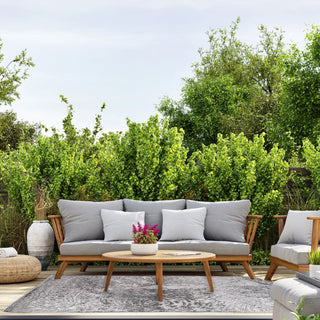 Indoor/Outdoor Rug - Hanna - 100% Polypropylene - Fluid Dark Grey - 160x230cm