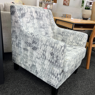 Solca Occasional Chair in FLume Agate Fabric