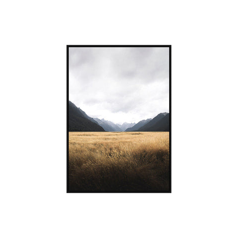 Wall Art - Charli Combi - Glass & Oak-Look Frame - 90x60cm