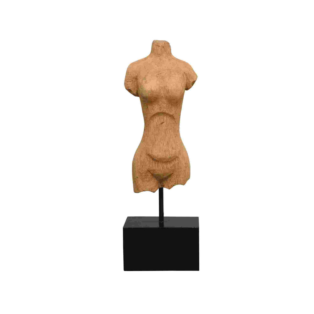 Standing Wooden Sculpture Female