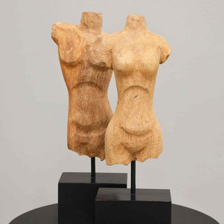 Standing Wooden Sculpture Female