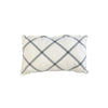 Sunproof Outdoor Rectangle Cushion - Stripe Zigzag - White/Black
