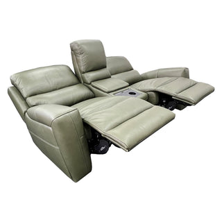 Sweeney Zero Gravity Power Recliner Set with Power Headrests - Urban Sofa - Rangers Moss Leather