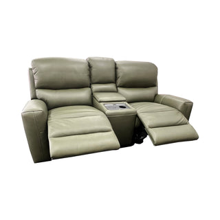 Sweeney Zero Gravity Power Recliner Set with Power Headrests - Urban Sofa - Rangers Moss Leather
