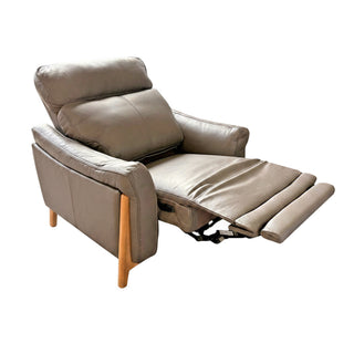 Tivoli Recliner Chair with Power Recliner & Power Headrest - Urban Sofa - Rangers Charcoal Leather