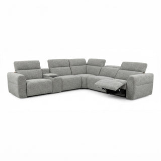 Toscana Corner Recliner Lounge - Urban Sofa - Enid Charcoal Fabric