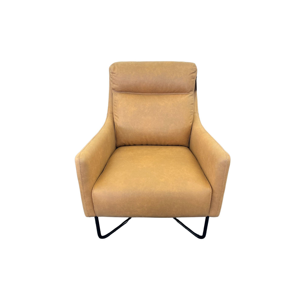 Trento Occasional Chair in Steam Tan Fabric