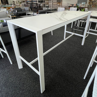 Bremen Outdoor Bar Table - White