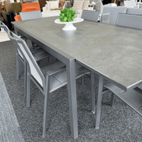 Malmo Small Extension Outdoor Table - Charcoal