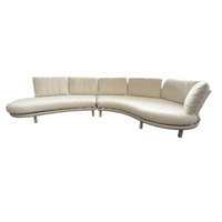 Eclipse Mocha Outdoor Curved Sofa